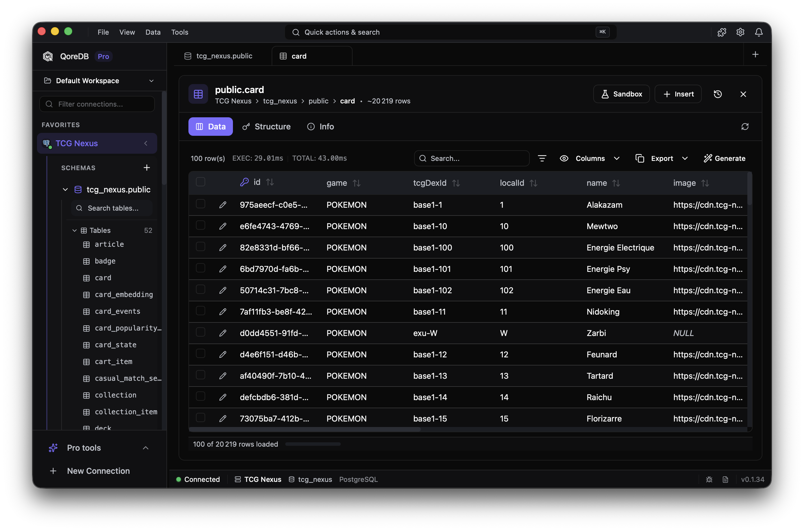 QoreDB SQL Editor